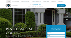 Desktop Screenshot of pentecostpestcontrol.com